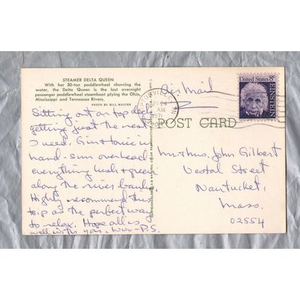 Steamer Delta Queen - Postally Used - Tiptonville April 24 1971 Postmark