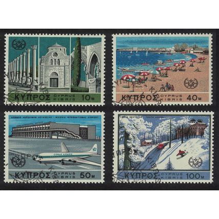 Cyprus Intl Tourist Year 4v 1967 CTO SG#309-312