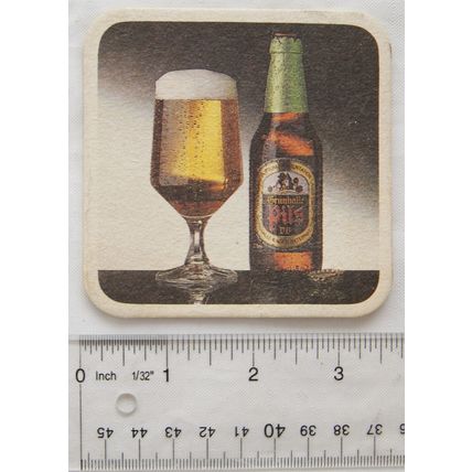 vintage Beer Mat - Grunhalle Pils