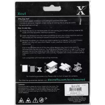 Xcut. Filigree Heart Die Set. Die Cutting Cardmaking Scrapbooking Crafts