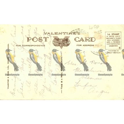 Bridge of Brown, Nr Tomintoul, Scotland, RP Valentines Postcard