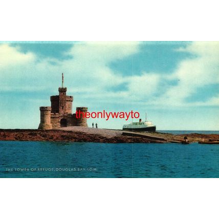 Tower Of Refuge, Douglas Bay, Isle Of Man, Salmon Cameracolour Postcard, 1960s?