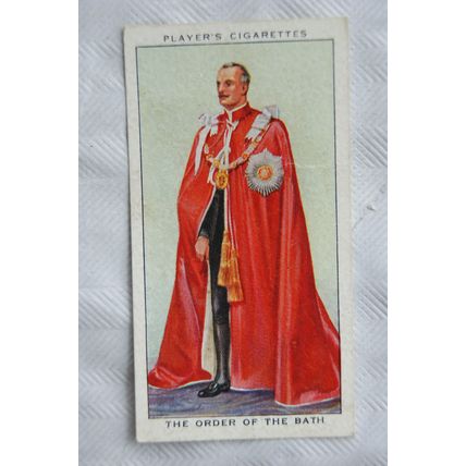1937 Players Coronation Ceremonial Dress No. 24 Most Honourable Order the Bath
