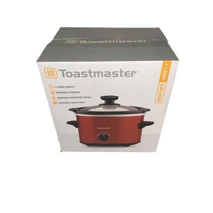 Toastmaster TM-151SCRD 1.5 QT Slow Cooker Red