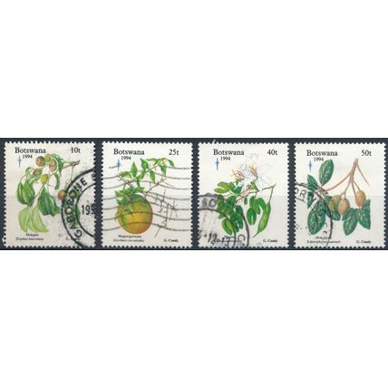 Christmas, Edible Fruits - Botswana 1994 - FH - SG 797/800