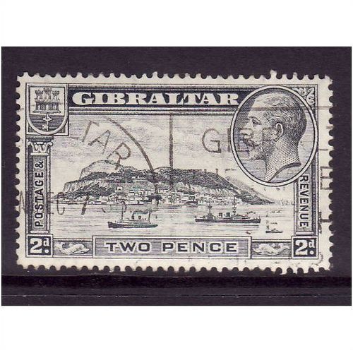 GIBRALTAR 1931 / 33 2d PALE GREY SG112 FINE USED#3