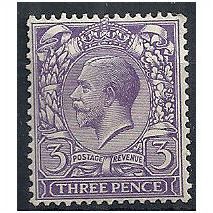 1913 SG375 3d Violet Mounted Mint .. .