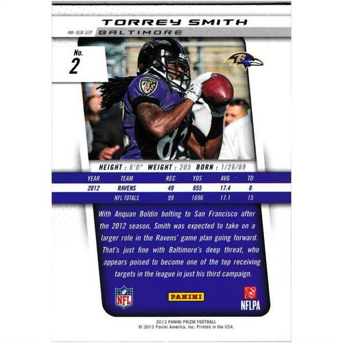 2013 Panini Prizm - #2 - Torrey Smith