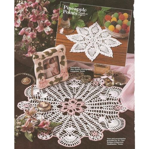 Crochet Doily Pattern Camellia Doily