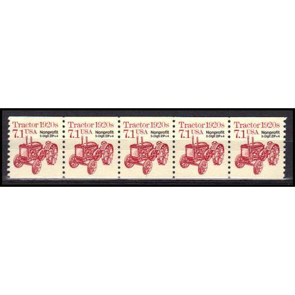 2127b 7.1c Tractor Very Fine MNH Dry Gum PNC 1/5 X0871