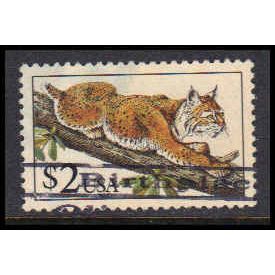 Used 2482 $2 Bobcat Very Fine W4706