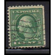Used 498 1c George Washington Fine Plus BPS K3100