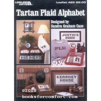 Tartan Plaid Alphabet, Leaflet 425