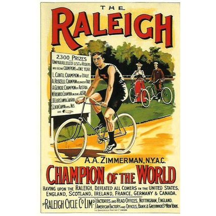 Advertising RALEIGH Champion of the World Postcard (Mayfair RC 600)