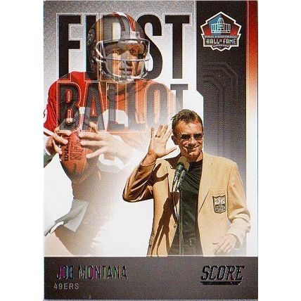 JOE MONTANA 2022 Score # FB-JM FIRST BALLOT
