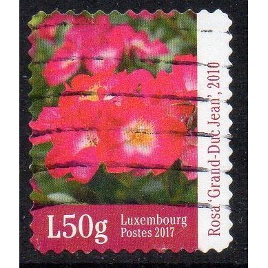 Luxembourg 2017 Roses - "Grand Duc Jean" 50g Used