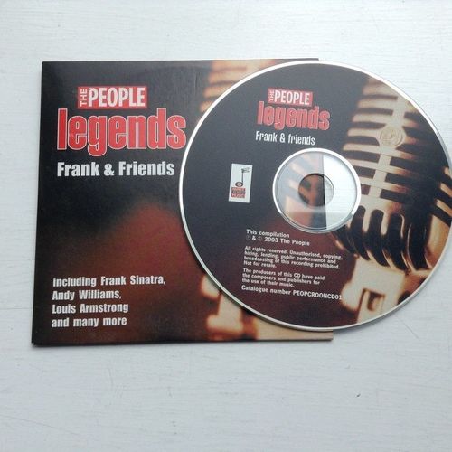 V/A " LEGENDS ~ FRANK & FRIENDS " EXCELLENT PROMO CD ALBUM THE PEOPLE SINATRA