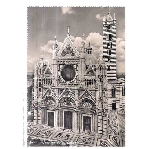 CATHEDRAL , SIENA ITALY vintage unused postcard RP #