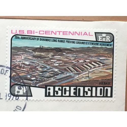 Ascension 1976 US Bicentennial 8p Long Range Base Space Used SG 219 Sc 215 stamp
