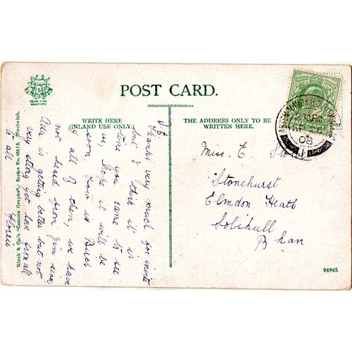 Misch & Co Postcard on Woolwich Common