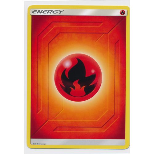 Pokemon Sun & Moon Unbroken Bonds Fire Energy Card