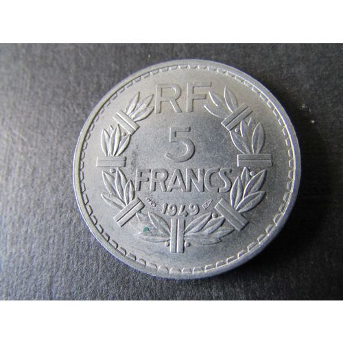 1949 FRANCE 5 FRANCS FREE POST (x) AAL