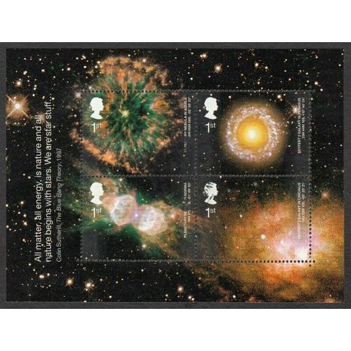 Great Britain 2002 Astronomy Miniature Sheet Unmounted Mint MNH SG 2315 stamp