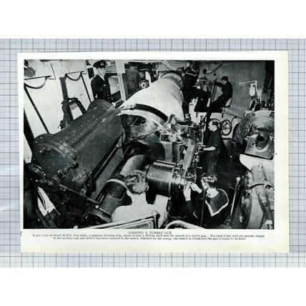 (5922) HMS Iron Duke Training World War 2 ~1939 Clip
