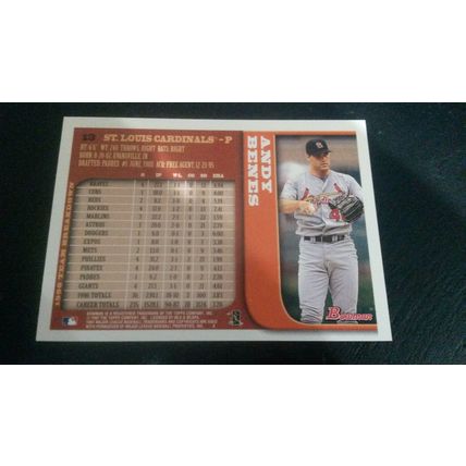 1997 Bowman Card # 013 Andy Benes Excellent (5) St Louis Cardinals