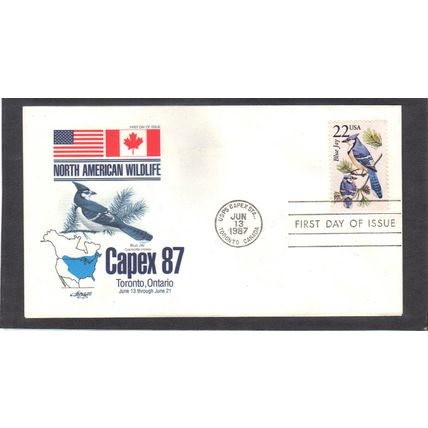 FDC Artmaster 2318 22c Blue Jay (Cachet-U/A) CV40097