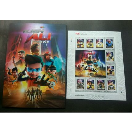 Malaysia Animation Ejen Ali 2019 Movie Cartoon Cat (sheetlet) MNH *official