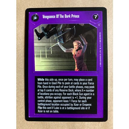 Star Wars CCG: Reflections II Limited # Agents Of Black Sun (A) dark 2000