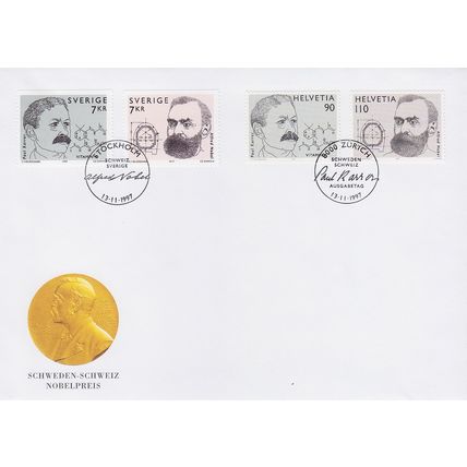 SCHWEIZ SWITZERLAND [1997] MiNr 1623-24 ( FDC ) [01] mit Schweden