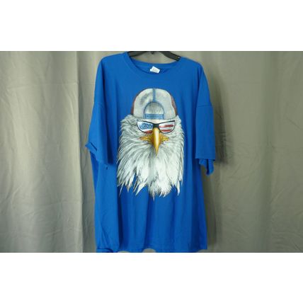 Men's Eagle Patriot Shirt 3XL Ball Cap & Flag Shades Big Man