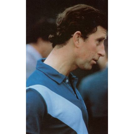 Princes Charles on Smiths Lawn Windsor Serious Look Royal Postcard