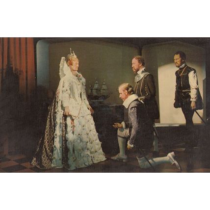 Queen Elizabeth at Louis Tussards Wax Waxwork Museum Canada Postcard