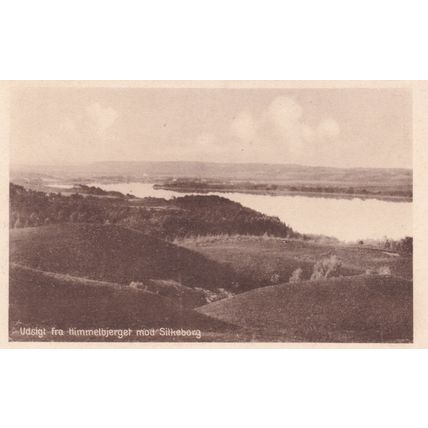 Udsigt Fra Himmelbjerget Mod Silkeborg Denmark Postcard