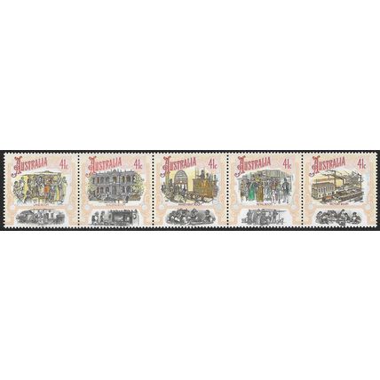 1990 SG 1264/1268 - MNH (**) - strip of 5