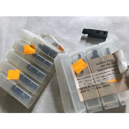 LOT 9 MASTER TOOLS 949-301531 INSERT HOLDER CARTRIDGE 949-301531 REV-D,TRC13-001