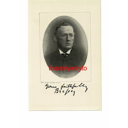 Lord Thomas Brassey, Politician & Sailor, Book Illustration (Print), 1895