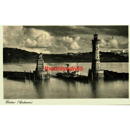 Lindau (Bodensee), Bavaria, Germany, Postcard