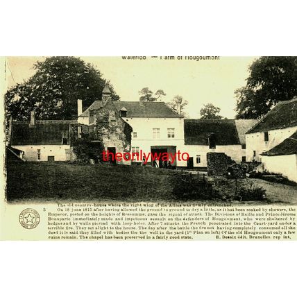 Waterloo, Farm Of Hougoumont, Belgium, Desaix, Postcard