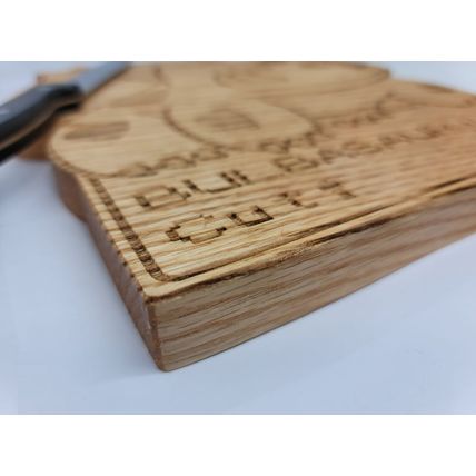 Bulbasaur Wood Cutting Board Kitchen Butcher Block Knife Cooking Switch (Spring