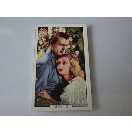 1935 Gallaher Shots From Famous Films Card # 13 of 48 Spy 13 Very Good (3)