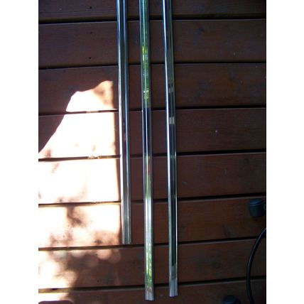 1966 CHRYSLER 300 BODY TRIM QUARTER PANEL / FENDER TOP - 3 PCS OEM