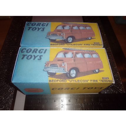 Corgi 423 Bedford Utilecon Fire Tender Reproduction /Replica Box