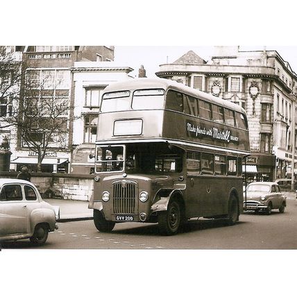 Black & White Photograph of Northampton Corporation Transport - GVV 208