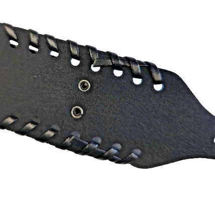 Fuax Leather Cuff Viking Theme Metal Plate with Raven and Aegishjalmr Bracelet