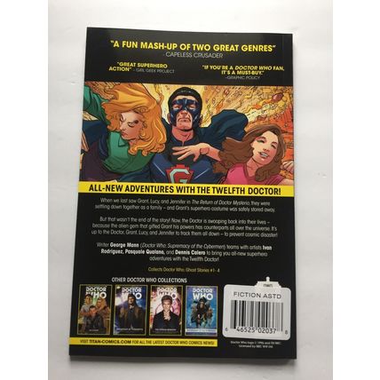 2017 Titan Comics Doctor Who Twelth Doctor Ghost Stories Graphic Novel