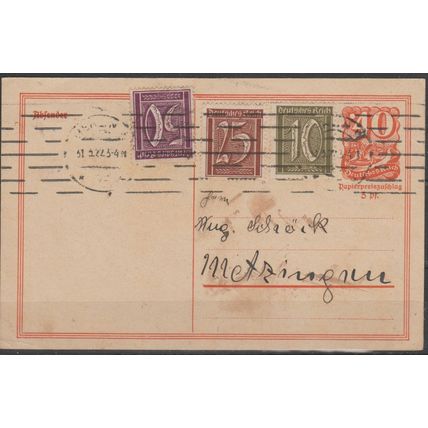 Mi: 159/161/164 used 31.3.1922